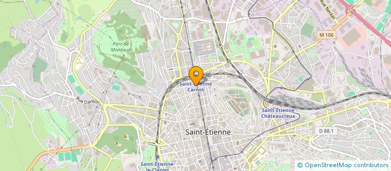 localisation de l'entreprise CABINET BEAL AUDIT  SAINT-ETIENNE