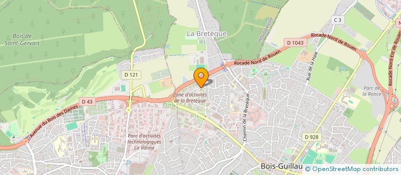 localisation de l'entreprise CABINET BECRET & ASSOCIES à BOIS-GUILLAUME