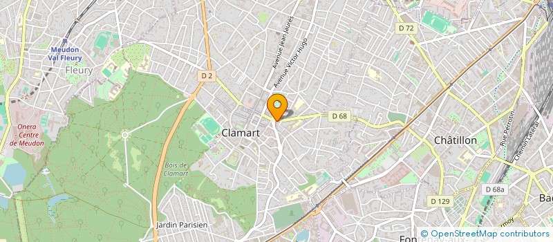 localisation de l'entreprise CABINET BEDMINSTER à CLAMART