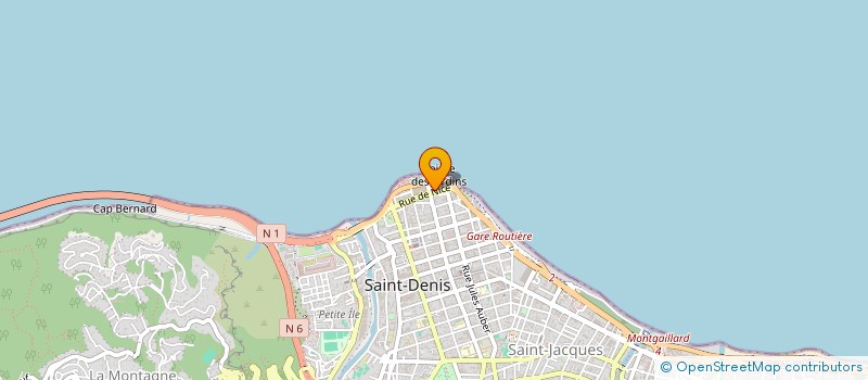 localisation de l'entreprise CABINET BEGUIN GEOMETRES-EXPERTS à SAINT-DENIS