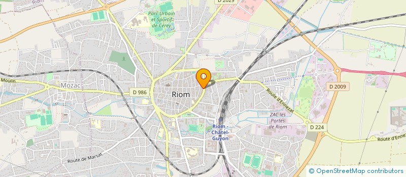 localisation de l'entreprise CABINET BELLET JALENQUES  RIOM