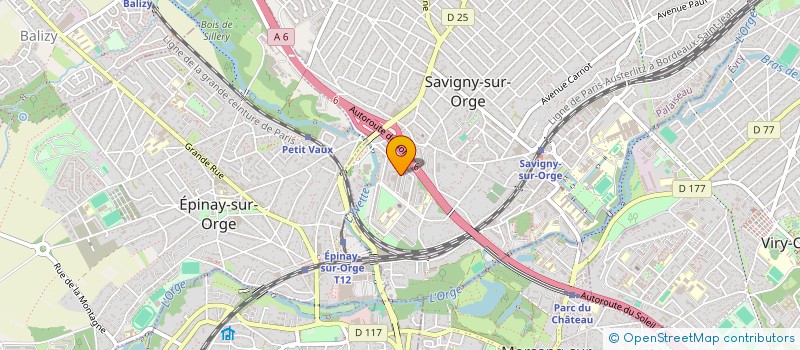 localisation de l'entreprise CABINET BEMILLI COLON GOLEGER à SAVIGNY-SUR-ORGE