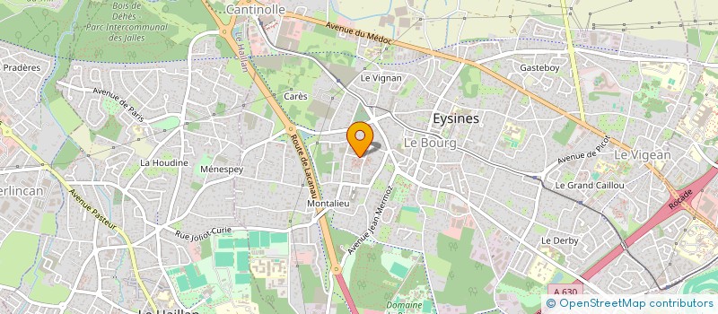 localisation de l'entreprise CABINET BENJAMIN MOALIC  EYSINES