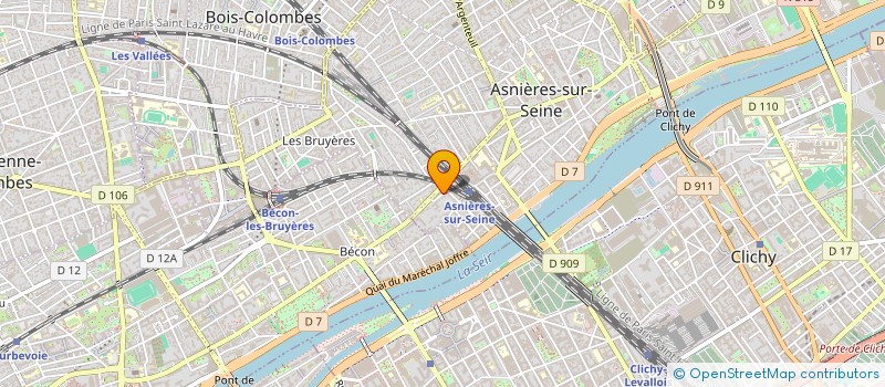 localisation de l'entreprise CABINET BERBEYER  ASNIERES-SUR-SEINE