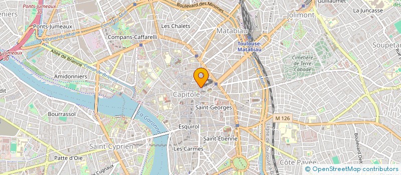 localisation de l'entreprise CABINET BERKOUK  TOULOUSE