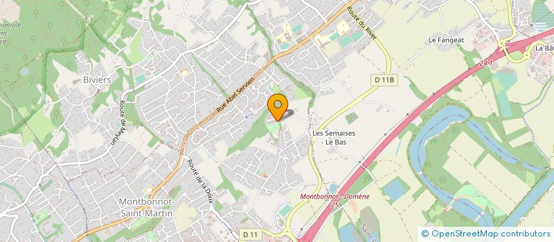 localisation de l'entreprise CABINET BERLIOZ  MONTBONNOT-SAINT-MARTIN