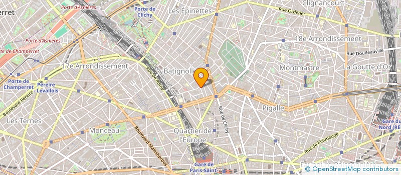 localisation de l'entreprise CABINET BERNARD  PARIS