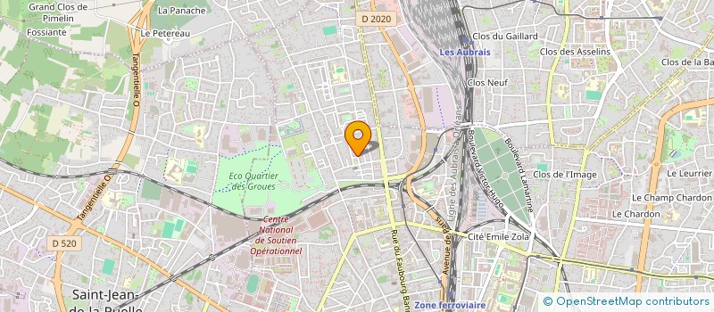 localisation de l'entreprise CABINET BERNARD CAHEN à ORLEANS