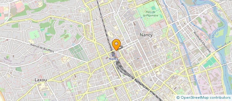 localisation de l'entreprise CABINET BERNARDY  LAXOU