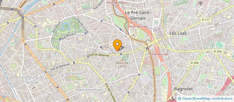 localisation de l'entreprise CABINET BERNIER ET POSSOMPES  PARIS