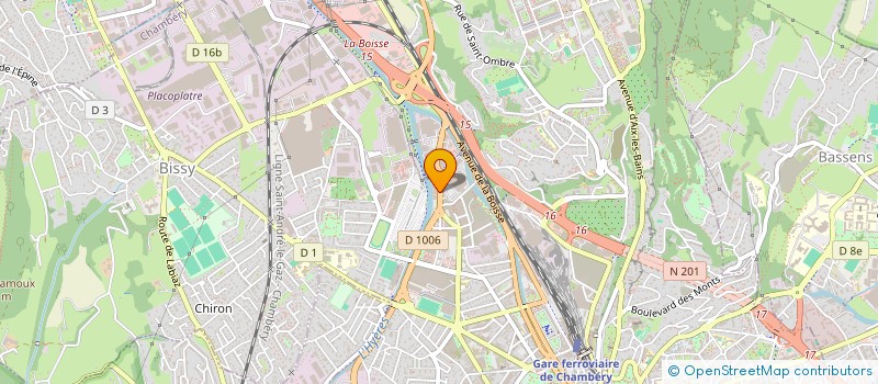 localisation de l'entreprise CABINET BERTIATO AUDIT  CHAMBERY