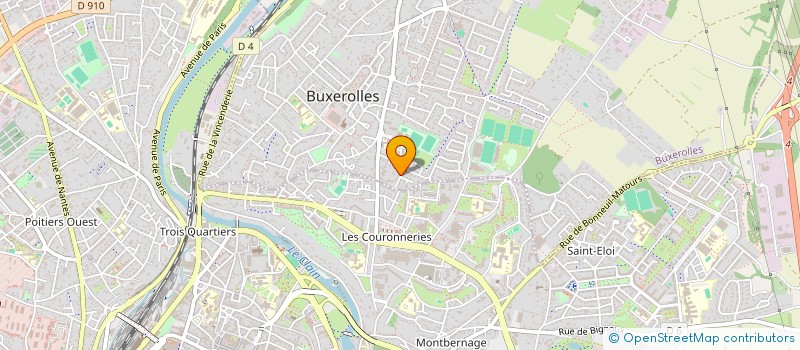 localisation de l'entreprise CABINET BERTIER  BUXEROLLES
