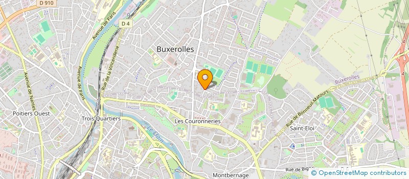 localisation de l'entreprise CABINET BERTIER AUDITS ET CONSEILS  BUXEROLLES