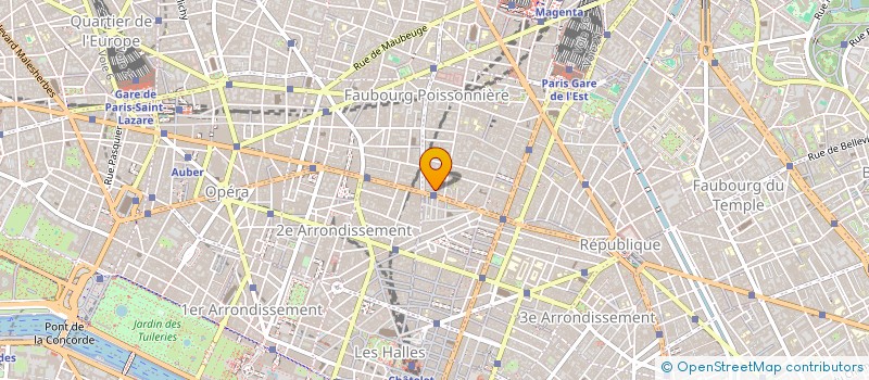 localisation de l'entreprise CABINET BERTIN-BARDIN SA  PARIS