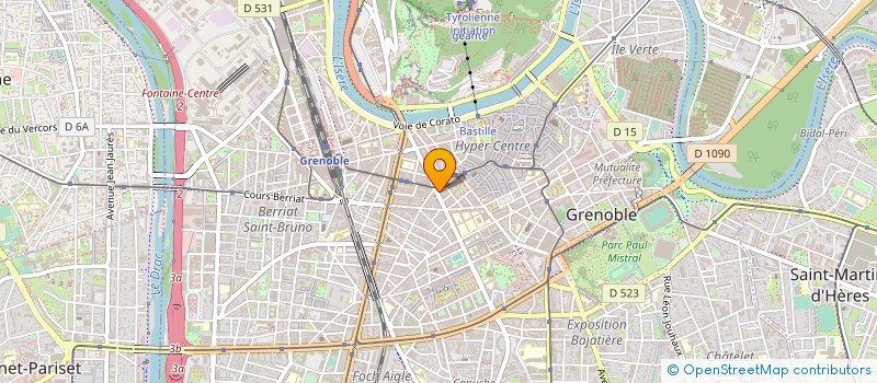 localisation de l'entreprise CABINET BESSON  GRENOBLE