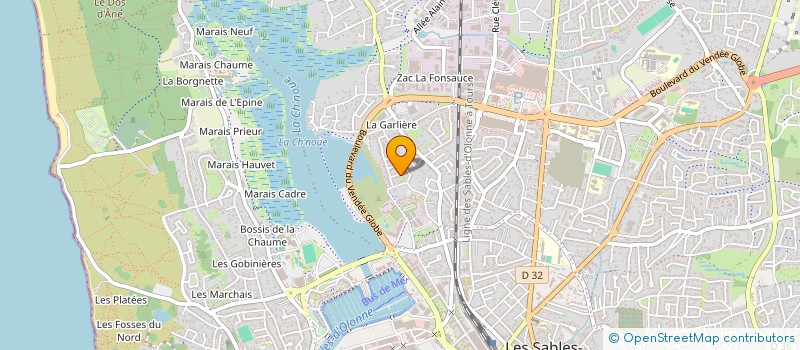 localisation de l'entreprise CABINET BETREMIEUX EXPERTISE CONSEIL à LES SABLES D'OLONNE