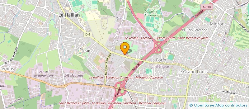 localisation de l'entreprise CABINET BEYLARD CBA à EYSINES