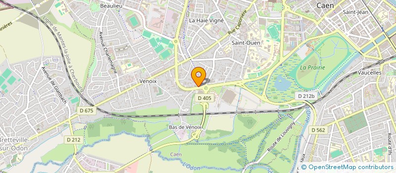 localisation de l'entreprise CABINET BINET à CAEN