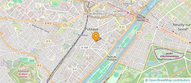 localisation de l'entreprise CABINET BISDORFF à PUTEAUX