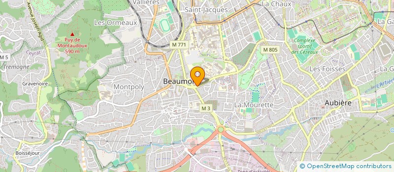 localisation de l'entreprise CABINET BISIO ET ASSOCIES à BEAUMONT