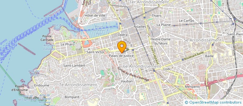 localisation de l'entreprise CABINET BISMUTH  MARSEILLE