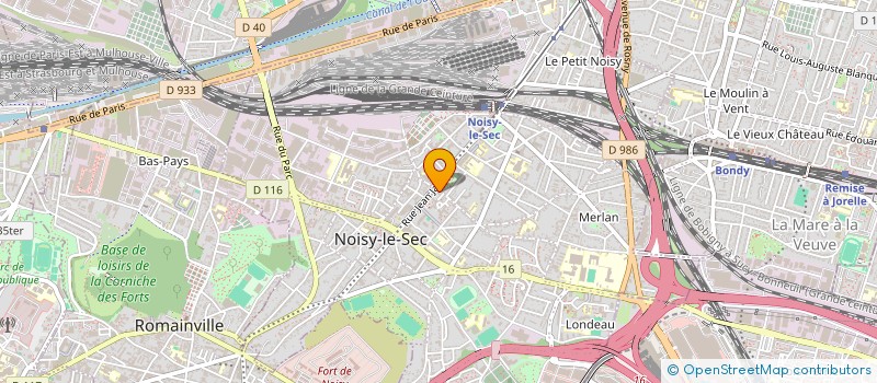 localisation de l'entreprise CABINET BLANCHETEAU à NOISY-LE-SEC