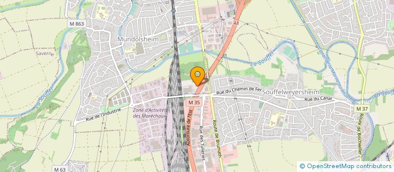 localisation de l'entreprise CABINET BLEGER-RHEIN-POUPON  SCHILTIGHEIM