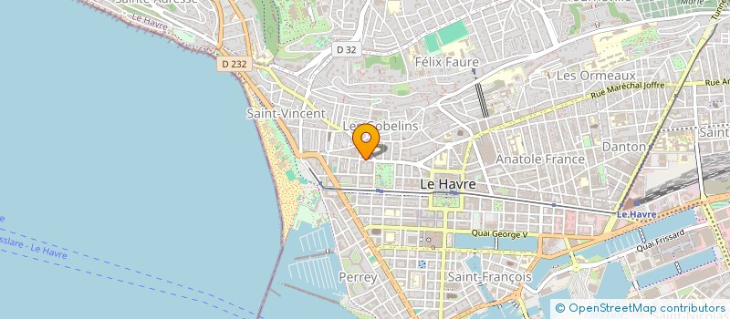 localisation de l'entreprise CABINET BOCQUET  GESTION à LE HAVRE