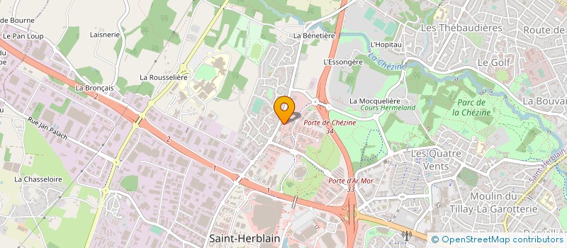 localisation de l'entreprise CABINET BOCQUIER à SAINT-HERBLAIN