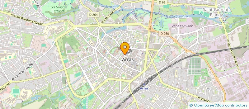 localisation de l'entreprise CABINET BODEREAU AVOCATS à ARRAS