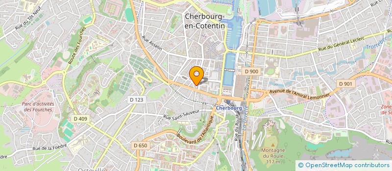 localisation de l'entreprise CABINET BOISROUX ARCHITECTES ASSOCIES  CHERBOURG-EN-COTENTIN