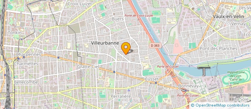 localisation de l'entreprise CABINET BONNAY à VILLEURBANNE
