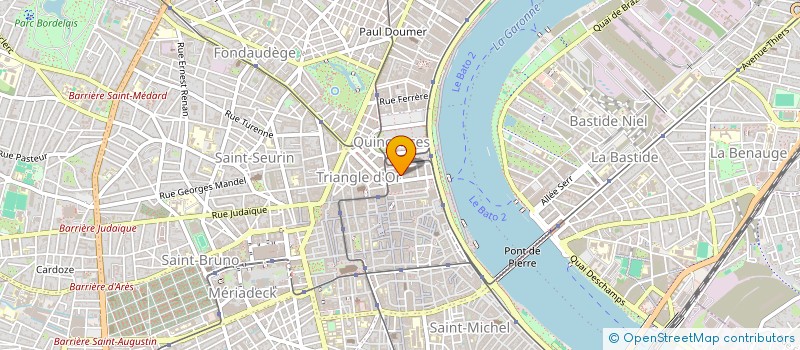 localisation de l'entreprise CABINET BORDELAIS  BORDEAUX