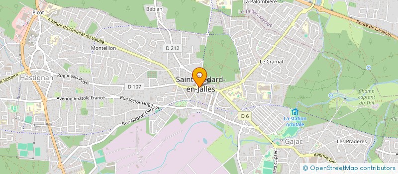 localisation de l'entreprise CABINET BORDELAIS DE MAITRISE à SAINT-MEDARD-EN-JALLES