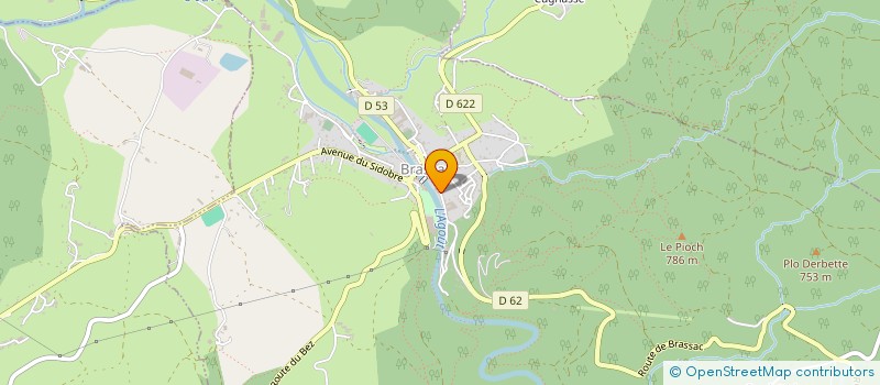 localisation de l'entreprise CABINET BOUISSIERE EXPERTISE COMPTABLE  BRASSAC