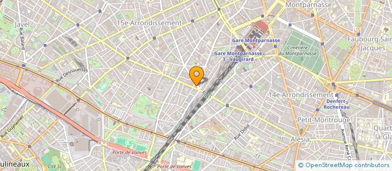 localisation de l'entreprise CABINET BOULANGER à PARIS