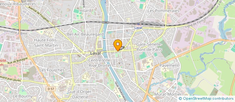 localisation de l'entreprise CABINET BOULEN à LAVAL