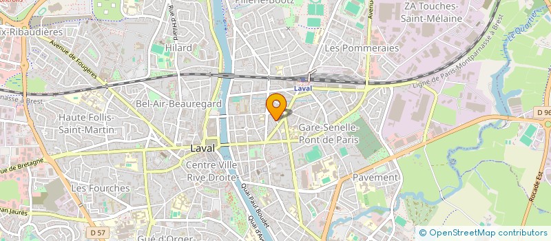 localisation de l'entreprise CABINET BOULEN à LAVAL