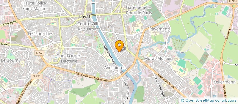 localisation de l'entreprise CABINET BOULEN à LAVAL