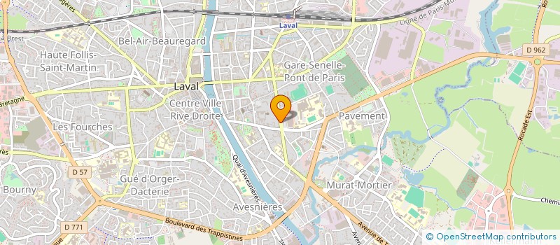 localisation de l'entreprise CABINET BOULEN à LAVAL