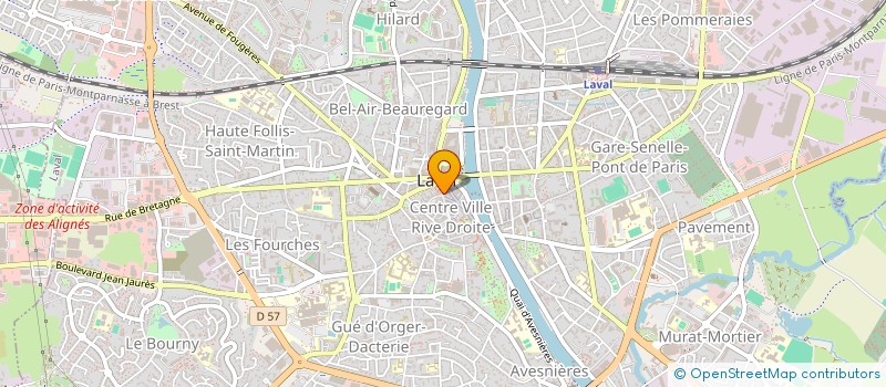 localisation de l'entreprise CABINET BOULEN à LAVAL