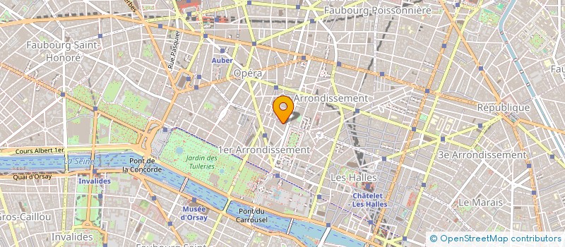 localisation de l'entreprise CABINET BOULLIER SA à PARIS