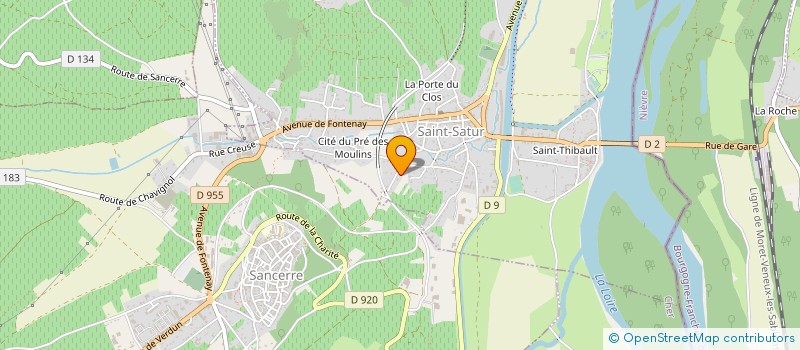 localisation de l'entreprise CABINET BOURGUIGNON BASSIN DE LA SEINE  SAINT-SATUR