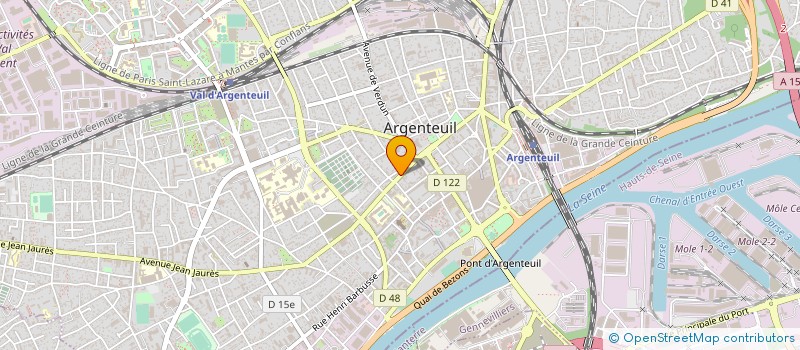 localisation de l'entreprise CABINET BOUTELOUP-THORY à ARGENTEUIL