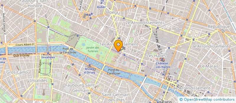 localisation de l'entreprise CABINET BRADIN - SOCIETE D'AVOCAT à PARIS