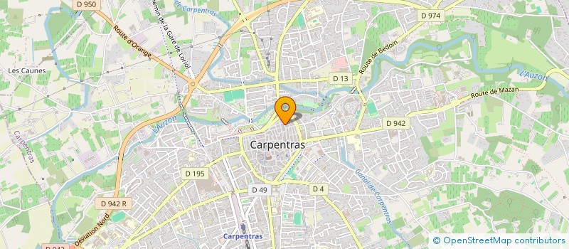 localisation de l'entreprise CABINET BRANCHE  CARPENTRAS