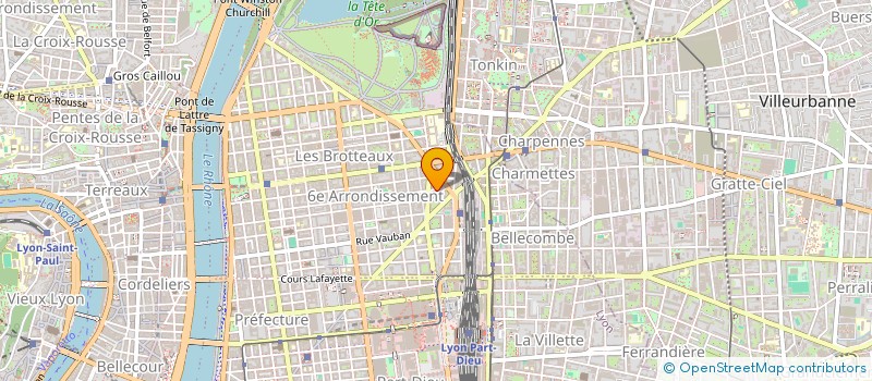 localisation de l'entreprise CABINET BRANDON  LYON