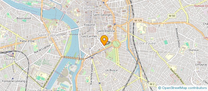 localisation de l'entreprise CABINET BRANGEON DESCHAMPS  TOULOUSE