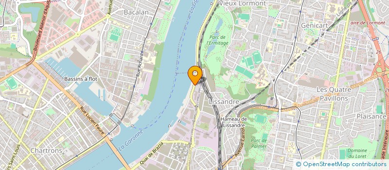 localisation de l'entreprise CABINET BRAZZA  BORDEAUX