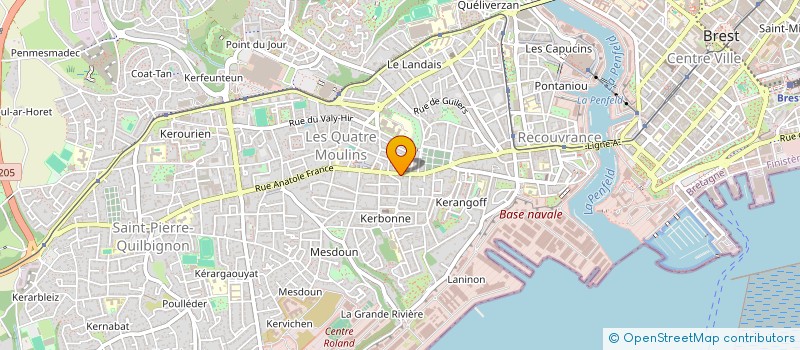 localisation de l'entreprise CABINET BREST INFIRMIERS à BREST